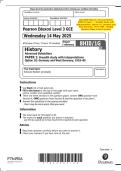 May 2025 Edexcel&colon; AS Level History 8HI0&sol;1G Paper 1 &ndash; Breadth Study with Interpretations&comma; Option 1G&colon; Germany and West Germany&comma; 1918&ndash;1989 &ndash; Merged