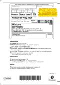 May 2025 Edexcel&colon; AS Level History 8HI0&sol;2G Paper 2 &ndash; Depth Study&comma; Option 2G&period;1&colon; The Rise and Fall of Fascism in Italy&comma; c&period;1911&ndash;1946 & Option 2G&period;2&colon; Spain&comma; 1930&ndash;1978&colon; Republicanism&comma; Francoism and the Re-establishment of Democracy &ndash; Merged Question Paper & Mar