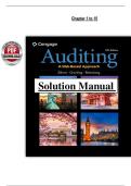 Solutions Manual for Auditing&colon; A Risk-Based Approach &lpar;12th Edition&rpar; by Karla Johnstone-Zehms &ndash; Chapters 1 to 15