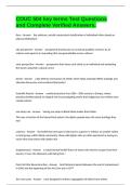 COUC 504 key terms Test Questions and Complete Verified Answers&period;