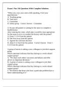 Exam 1 Nur 216 Questions With Complete Solutions