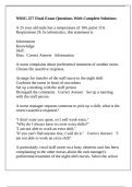 NRSG 257 Final Exam Questions With Complete Solutions