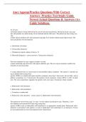 Ancc Agpcnp Practice Questions With Correct Answers  Practice Test Study Guide Newest Actual Questions & Answers &lpar;A&plus; Guide Solutions&period;