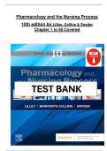 Pharmacology and the Nursing Process  10th edition by Lilley&comma; Collins & Snyder  Chapter 1 to 58 Covered