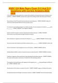 ANSC 224 Male Repro Exam S12 And S13 Questions with Correct Answers 2025-2026