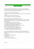 NUR2474 Pharmacology for Professional Nursing &ndash; Examination Blueprint &ndash; Final Exam Qs & As&period;