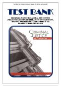 Test Bank for Criminal Justice in Canada&comma; 8th Edition &lpar;Nelson Education Limited&comma; 2019&rpar; by Colin Goff&comma; Isbn no&semi; 9780176796044&comma; &lpar;Chapters 1-12&rpar; Complete Study Guide&excl;&excl;&excl;&excl;&excl; 