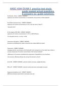ANSC 4394 EXAM 2  practice test study guide newest actual questions & answers &lpar;a&plus; guide solutions&period;