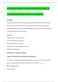BUAD 332 Exam 4 Study Guide 2025&sol;2026 &vert;&vert;  Verified Questions & Correct Solutions 