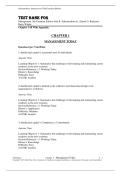 Test Bank for Management&comma; 5th Canadian Edition by John R&period; Schermerhorn Jr&period;&comma; Daniel G&period; Bachrach & Barry Wright&period; Complete resource covering Chapters 1&ndash;18 with Appendix&comma; featuring verified questions and answers for exam prep