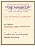 CON 3990V CERTIFICATION EXAM 2025&sol;2026 COMPLETE ACCURATE EXAM ACTUAL QUESTIONS AND CORRECT VERIFIED ANSWERS &lpar;DETAILED ANSWERS&rpar; A NEW UPDATED VERSION &vert;GUARANTEED PASS A&plus; &lpar;BRAND NEW&excl;&rpar; &vert;CON 3990V CERTIFICATION EXAM STUDY GUIDE