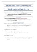 Samenvatting - Verkennen van de basisschool &lpar;zonder methode scholen&rpar;