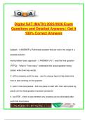 Digital SAT Math Prep &ndash; 60 Questions with Answers &vert; Algebra&comma; Geometry&comma; Functions