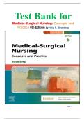 Test Bank for Medical-Surgical Nursing&colon; Concepts and Practice 6th Edition by Holly K&period; Stromberg isbn-9780443121029