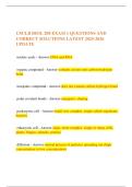 CSULB BIOL 200 EXAM 1 QUESTIONS AND CORRECT SOLUTIONS LATEST 2025-2026 UPDATE