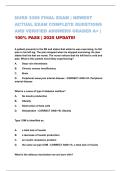 NURS 3366 FINAL EXAM &vert; NEWEST ACTUAL EXAM COMPLETE QUESTIONS AND VERIFIED ANSWERS GRADED A&plus; &vert; 100&percnt; PASS &vert; 2025 UPDATE&excl;