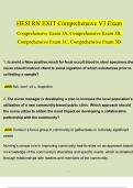 HESI RN EXIT Comprehensive V3 Exam &ndash; Complete Set&colon; Exam 3A&comma; Exam 3B&comma; Exam 3C&comma; Exam 3D &lpar;Latest Version 2025&rpar;&sol;2026