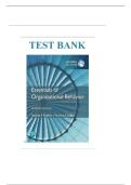 Organizational Behavior Test Bank 15th Edition by Robbins and Judge Complete Exam Prep All Chapters Verified Answers