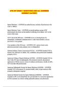 ATR 257 EXAM 1 QUESTIONS AND ALL ANSWERS CORRECT &lpar;LATEST&rpar;&period;