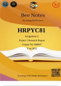 HRPYC81 Assignment 4 Project 1 2025 (600847) Research Report Year 2025