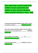 BUAL 2600 EXAM 1 GUPTA EXAM WITH CORRECT ACTUAL QUESTIONS AND CORRECTLY WELL DEFINED ANSWERS LATEST ALREADY GRADED A&plus; 2025 &ndash; 2026