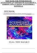 Test Bank &ndash; Intermediate Accounting&comma; 3rd Edition&comma; Elizabeth A&period; Gordon&comma; Jana S&period; Raedy & Alexander J&period; Sannella &ndash; Complete Exam Preparation Material