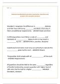 NATIONAL GUARDIANSHIP ASSOCIATION PACKAGE DEAL QUESTIONS AND ANSWERS WITH VERIFIED SOLUTIONS UPDATED&excl;&excl;&excl;