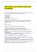 ERP FINAL QUIZ QUESTIONS AND ANSWERS 