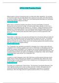 CPCU 530 Practice Exam | Verified with 100% Correct Answers