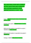 BUNDLE FOR RTE 1503 EXAMS LATEST 