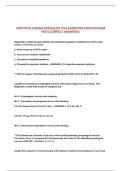CERTIFIED CODING SPECIALIST CCS EXAM PREPARATION EXAM WITH CORRECT ANSWERS&excl;&excl;