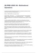 SEJPME-US001-06 - Multinational Operations Latest Edition &lpar;2026&sol;2027&rpar; with Verified Answers