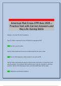 American Red Cross CPR Quiz 2025 &ndash; Practice Test with Correct Answers and Key Life-Saving Skills