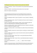 BU 288 Bundled Questions and Answers Already Passed Latest Update 2025&sol;2026