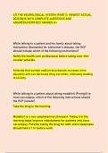 ATI THE NEUROLOGICAL SYSTEM &lpar;PART 1&rpar; NEWEST ACTUAL  2025&sol;2026 WITH COMPLETE QUESTIONS AND  ANSWERS&sol;VERIFIED&sol; GRADED A&plus;