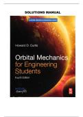Solutions Manual to Accompany Orbital Mechanics for Engineering Students by Howard D&period; Curtis &vert; Complete Step-by-Step Answers 2025&sol;2026