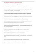 ATI TEAS Science Questions and well researched answers