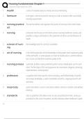 Nursing Fundamentals Chapter 1