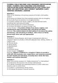 FLORIDA CHILD WELFARE CASE MANAGER CERTIFICATION EXAM &sol; FLORIDA CHILD WELFARE CASE MANAGER CERTIFICATION EXAM PREPARATION ACTUAL EXAM TEST BANK 200 QUESTIONS AND CORRECT ANSWERS &lpar;100&percnt; VERIFIED ANSWERS&rpar; &vert;AGRADE