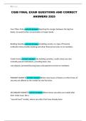 CQIB FINAL EXAM QUESTIONS AND CORRECT ANSWERS 2025