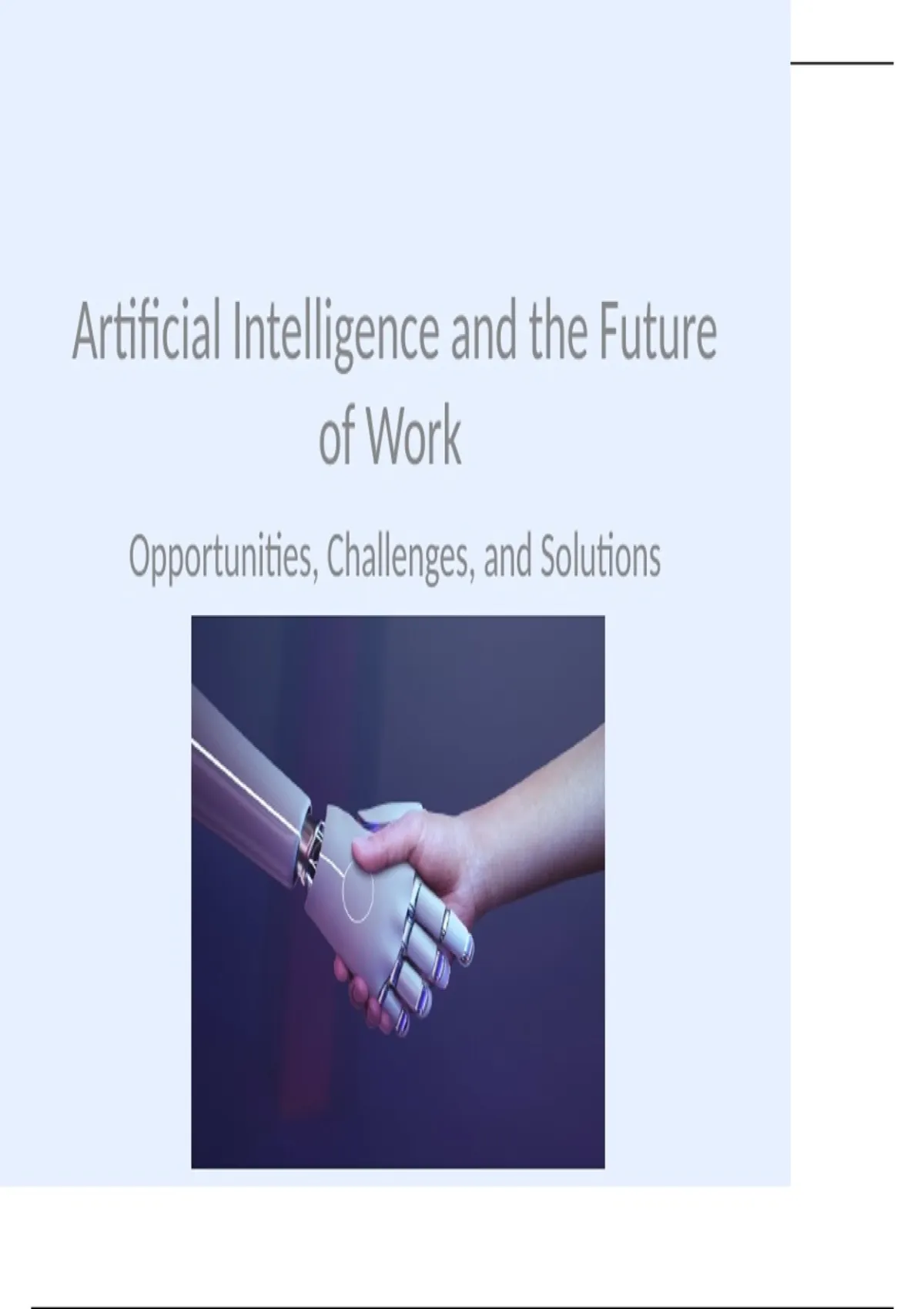 The Impact of Artificial Intelligence on Jobs and skill.The future of ...