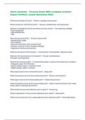 Gross Anatomy &ndash; Forearm Exam With complete solution Expert Verified &vert; Latest Questions 2025 