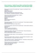 Gross Anatomy - Cubital Fossa&comma; Wrist and Hand Exam With  complete solution&ndash;Expert Verified &vert; Latest Questions 2025