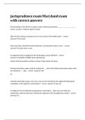 jurisprudence exam Maryland exam with correct answers&period;