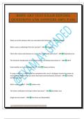 BODY ART TEST EXAM 2025&sol;2026 QUESTIONS AND ANSWERS 100&percnt; PASS