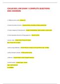 CSULB BIOL 200 EXAM 1 COMPLETE QUESTIONS AND ANSWERS