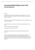 portage pathophysiology exam 2 with correct answers