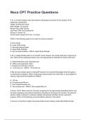 Nsca CPT Practice Questions 2026&sol;2027  Questions and Verified Solutions  