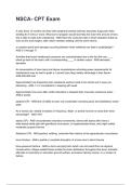 NSCA- CPT Exam 2026&sol;2027  Questions and Verified Solutions  