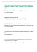 HCR210 Lesson 8 Quiz Questions and Answers With  complete solution&ndash;Expert Verified &vert; Latest Questions  2025 